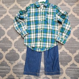 NEW Carter's toddler boy set 2-pc size 5T